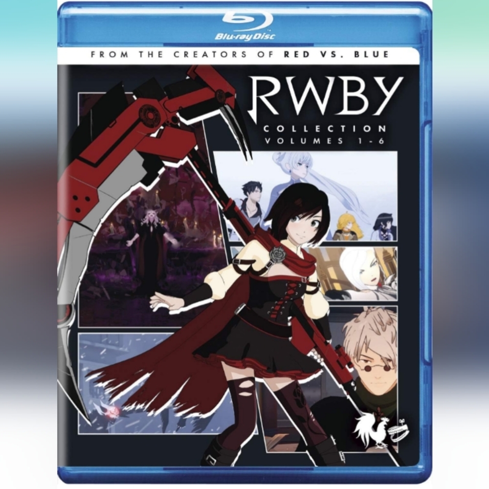 NEW Sealed RWBY Collection Volumes 1-6 Blu-ray DVD Anime Japanese Cartoon Ruby